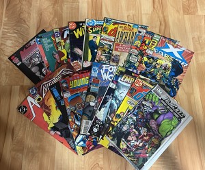 Variety of DC comic books