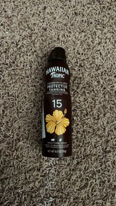 Hawaiian Tropic spf 15 sunscreen 6oz can