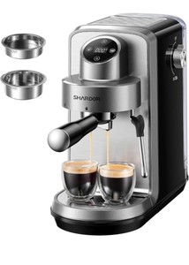 Shardor Espresso Maker and Milk Steamer  Used once