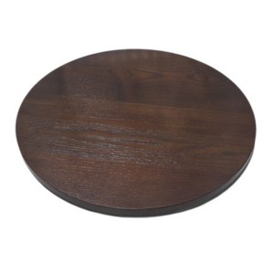Ferrara Lazy Susan 21 Round Wood Finish Turntable  Item 2721-LZSSN