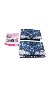 Pupiboo Washable Pee Pads 36 x 41 Blue Floral 2 Pack