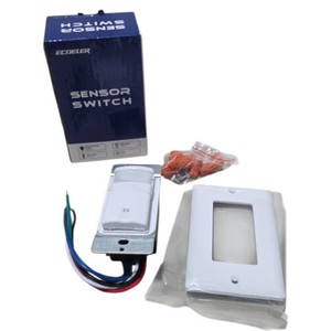 ECOELER YM2108T Three-Way 180° Occupancy Vacancy Sensor Switch White