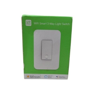 Wemo WLS0403 WiFi Smart 3-Way Light Switch Apple HomeKit Alexa Google