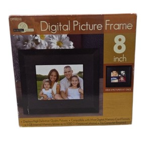 Digital Decor DPF8010 8 Digital Picture Frame With Remote and AC Adapter