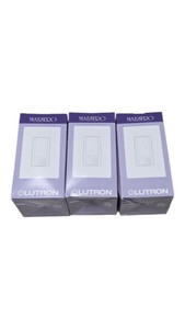 Lot of 3 Lutron Maestro MS-OPS5M-WH Occupancy Vacancy Sensor Switches White