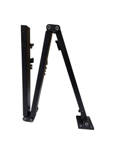 Adjustable Black Metal Wall Mount Brackets  Folding Arm Supports