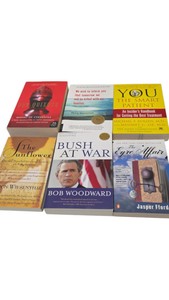 6 Paperback Book Lot - Don Quixote, Bush at War, The Sunflower, Jasper Fforde
