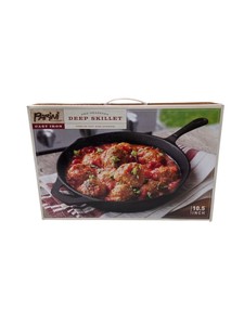 Parini 10.5 Pre-Seasoned Cast Iron Deep Skillet Open Box