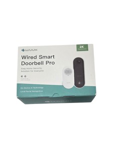 Retail value about $99$130 new. WUUK Wired Smart Doorbell Pro 2K Video Doorbell With Chime Open Box