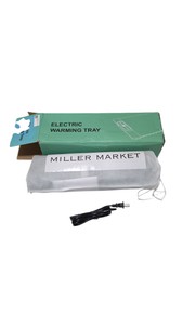 Electric Warming Tray Adjustable Food Warmer With Storage Bag & Cord Open Box