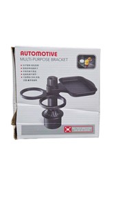 Automotive Multi-Purpose Car Cup Holder Tray Bracket 360° Adjustable