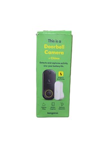 Kangaroo Doorbell Camera  Chime Security Camera Motion Detection Interior Ring
