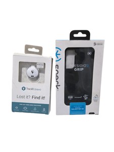 Speck Samsung Galaxy S21 5G Case & TrackR Bravo Item Finder Open Box Lot