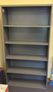 Metal bookcase five shelves  (r218)