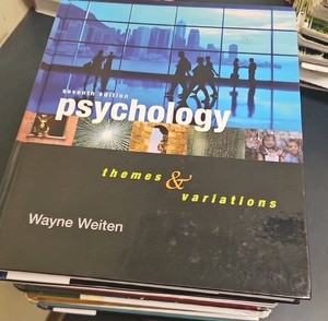 psychology books various ages (R216)