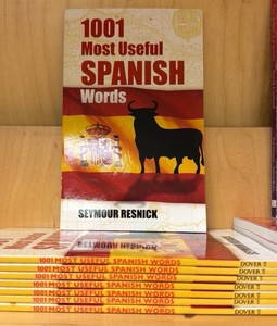 8 copies of 1001 most useful Spanish words (r214)