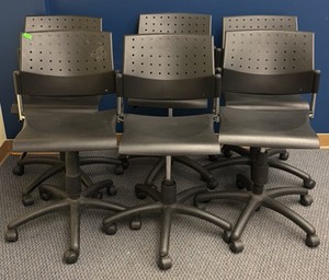 six black chairs  (r203)