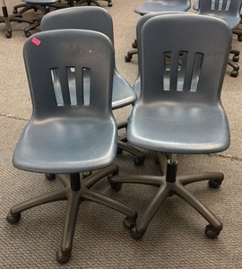 Blue chairs  Four in lot  (r203)