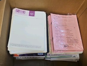 box of testing materials (Hall 2F)