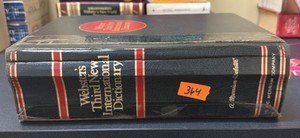 Websters third new international dictionary  (r212)