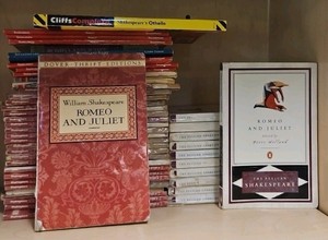 lot of Shakespeare books  (r212)
