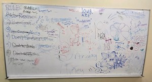 dry erase board (r215)