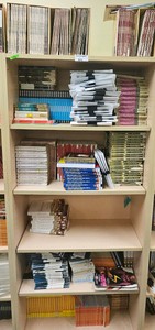 shelf of books bookshelf not included  (r210)