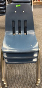 three blue chairs  (r210)