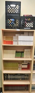 shelf of books bookcase not included  (r210)