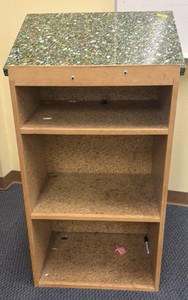 podium with marble top  (r210)