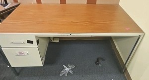 two drawer desk  (r210)