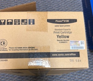 pHASER6180 color laser, printer cartridge, yellow brand new (r204)