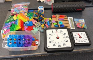 OT tools and manipulatives and fidgets  (r202)