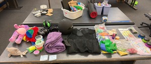 Weight of balls, weighted, vests noise, canceling headphones, manipulative calming stuffed animals  (r202)