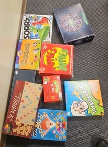 assortment of board games  (r211)
