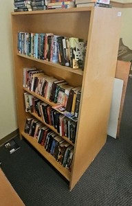 bookshelf books not included  (r203)