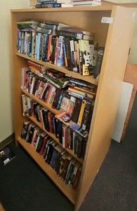 books on shelf bookshelf not included  (r203)