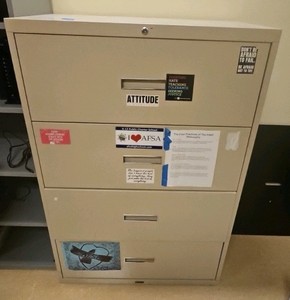 metal filing cabinet no key (R127)