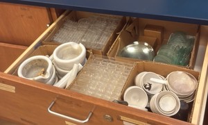 ceramic crucible, petri dishes (r134)