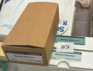vernier software and tech Motion Detector.(r134)