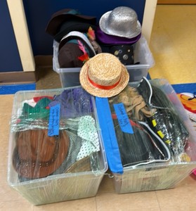 hats, wigs, and wings (Hall 1F)