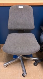 armless gray chair (Hall 1F)