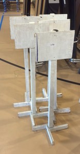 white signs (gym)
