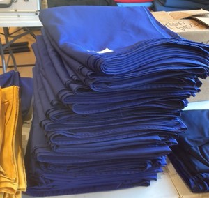 36 Blue tablecloths (Gym)