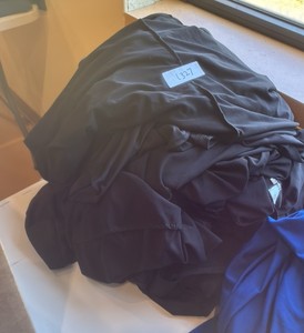 10 Black chair covers (gym)