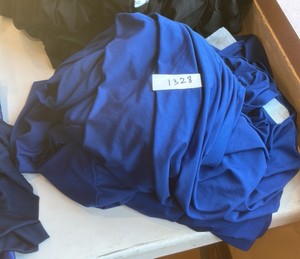 2 Blue table covers (gym)