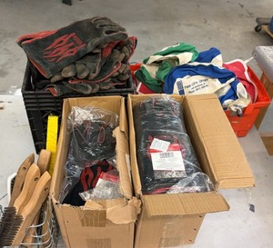 welding, gloves, and supplies (R139)