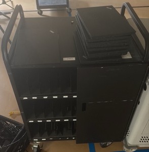 Black charging station for chromebooks (gym)