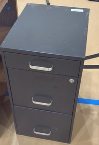 Gray file cabinet (gym)