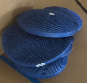6 Bosu balance balls (gym)